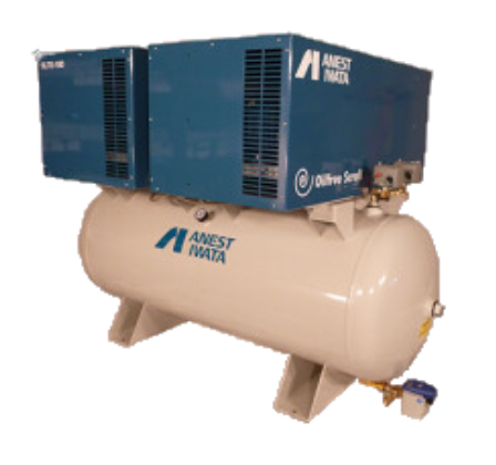 Anest Iwata SLTE Enclosed tank Mount Air Compressor in Atlanta, GA & Tampa, FL