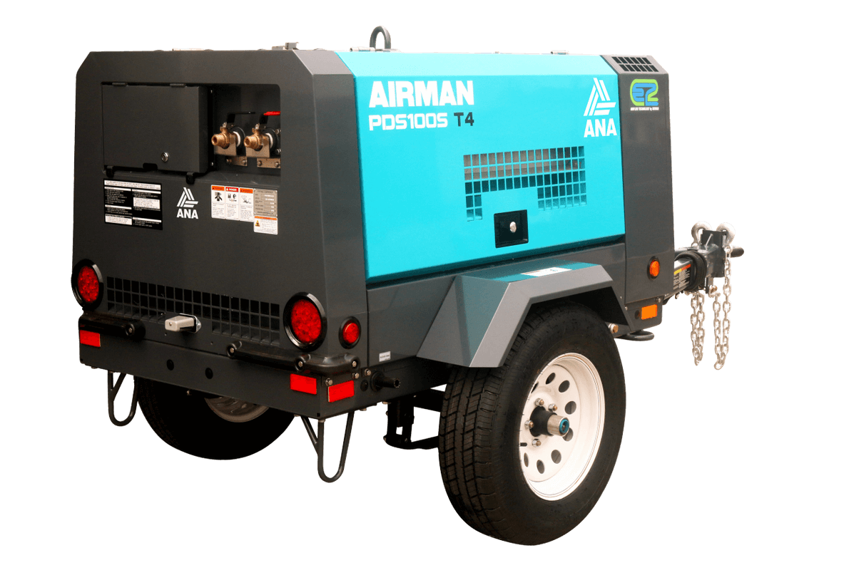 Airman diesel air compressor at Hodge Industrial