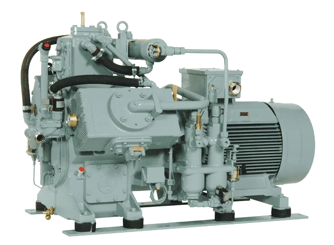 Typhoon series high-pressure air compressor in front of a white background